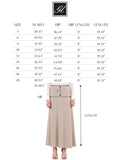 G-Line Stone A-Line Style Comfy Maxi Dress Skirt G-Line