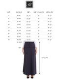 G-Line Charcoal A-Line Style Comfy Maxi Dress Skirt G-Line