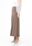 Mink A-Line Style Comfy Maxi Dress Skirt G-Line