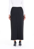 Oversized Black Maxi Pencil Skirt G-Line
