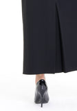 Oversized Black Maxi Pencil Skirt G-Line