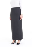 Women's Oversized Charcoal Maxi Pencil Skirt G-Line