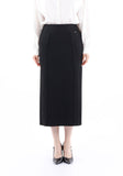 Guzella Black Midi Pencil Skirt - Elegant Office Wear Guzella