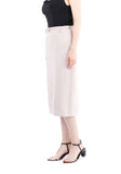 Guzella Women's Classic Stone High Waisted Midi Pencil Skirt with Belt Guzella