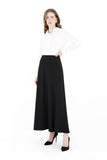 G-Line Black A-Line Style Comfy Maxi Dress Skirt G-Line