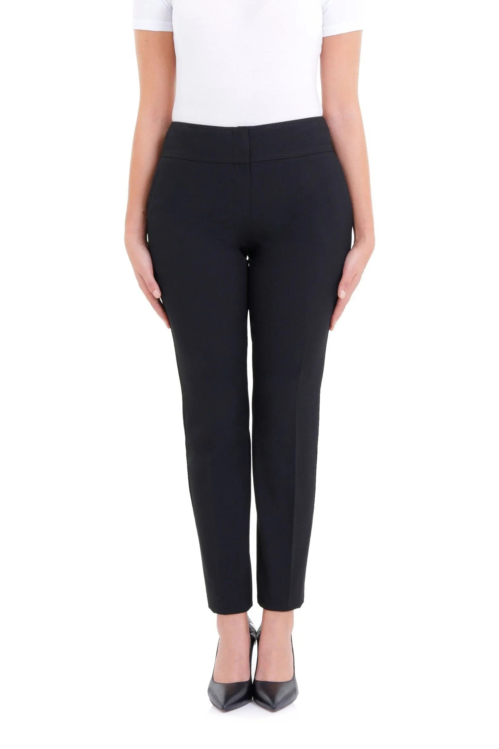 Cooper & Ella Women Black Dress Pants L | eBay