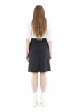 Guzella Women’s Comfy High Waist Black Pencil Skirt with Pocket Guzella
