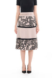 Guzella Women’s Stone A-Line Midi Skirt with Belt Loops  Guzella