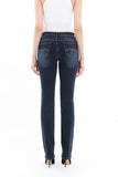 Women's Mid Rise Straight Leg Tall Jeans Glinetex